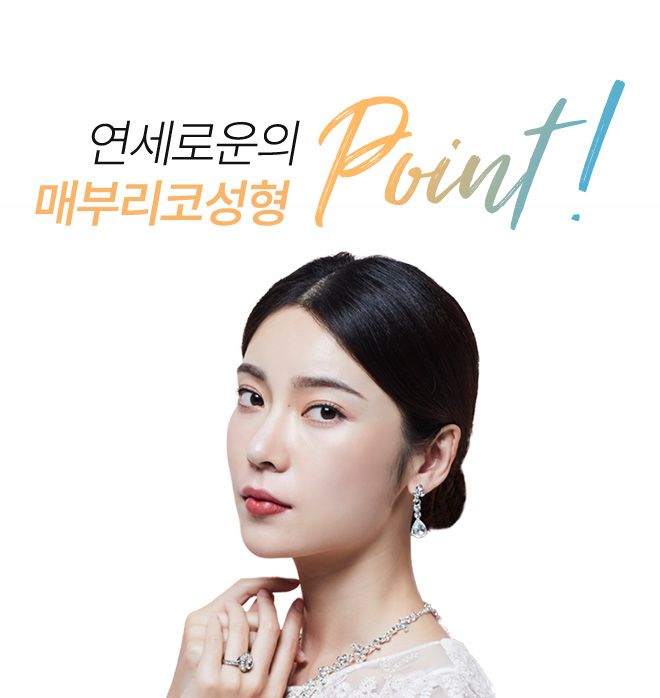 연세로운성형외과의 매부리코성형 point